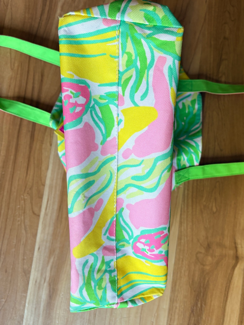 Lilly Pulitzer X Estée Lauder Pink Tropical Canvas Tote - Picture 3 of 5
